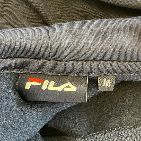 Fila Navy and Red Hoodie Medium - Picture 2 of 8